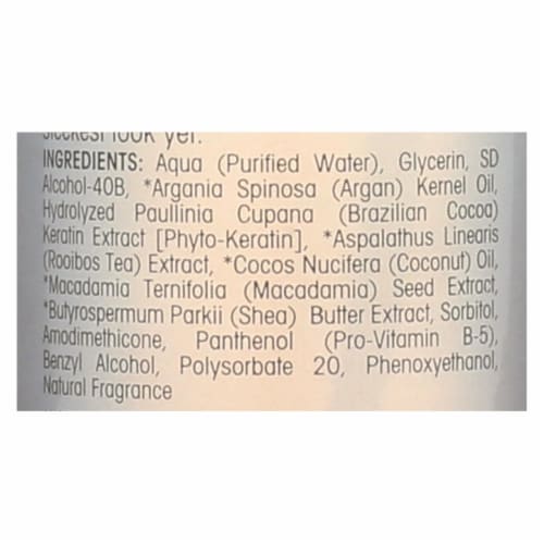 Giovanni 2chic Flat Iron Styling Mist with Brazilian Keratin and Argan Oil - 4 fl oz Perspective: back