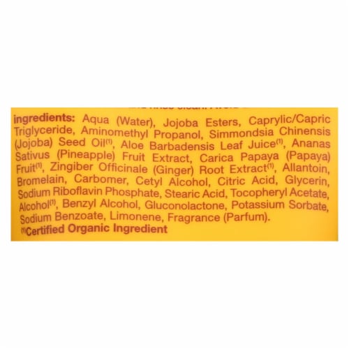 Alba Botanica - Hawaiian Pineapple Enzyme Facial Scrub - 4 fl oz Perspective: back