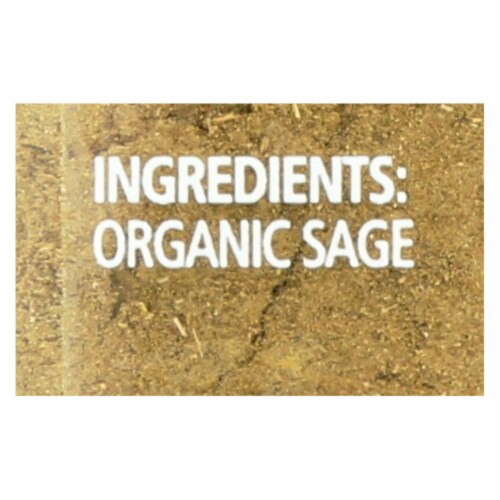 Simply Organic Sage Leaf - Organic - Ground - 1.41 oz - Pack of 3 Perspective: back
