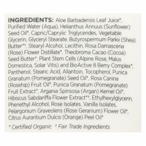Andalou Naturals Body Butter - 1000 Roses - 8 oz Perspective: back