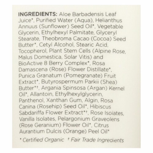 Andalou Naturals Soothing Body Lotion - 1000 Roses - 8 oz Perspective: back