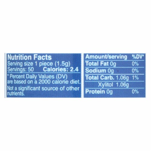 Epic Dental - Xylitol Gum - Peppermint - 50 Count - Pack of 3 Perspective: back