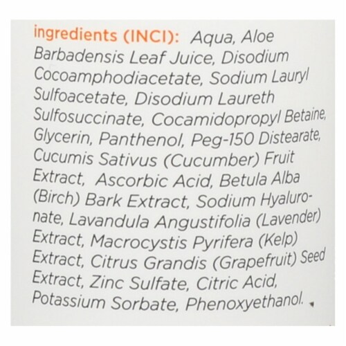 Earth Science Clarifying Facial Wash Fragrance Free - 8 fl oz Perspective: back