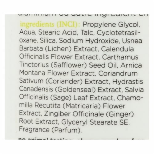 Earth Science Liken Plant Natural Deodorant Herbal Parfume - 2.5 oz - Pack of 3 Perspective: back