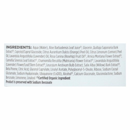 Avalon Organics Wrinkle Therapy with CoQ10 and Rosehip Perfecting Toner - 8 fl oz Perspective: back