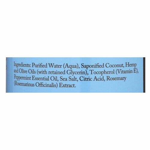 Dr. Woods Pure Castile Soap Peppermint - 32 fl oz Perspective: back