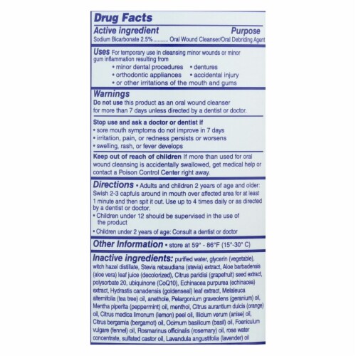 Eco-Dent Dailyrinse Mouthrinse - Mint - 8 oz Perspective: back