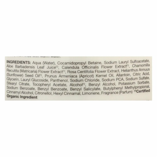 Jason Body Wash Pure Natural Invigorating Rosewater - 30 fl oz Perspective: back