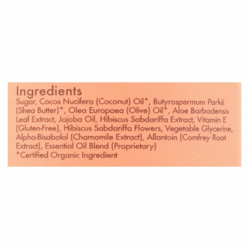 Shea Moisture - Hnd Body Scrub Coconut Hbiscus - 1 Each - 12 OZ Perspective: back