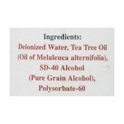 Tea Tree Therapy Water Soluble Tea Tree Oil - 2 fl oz Perspective: back