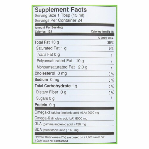 Manitoba Harvest Unrefined Cold Pressed Hemp Oil  - 1 Each - 12 FZ Perspective: back