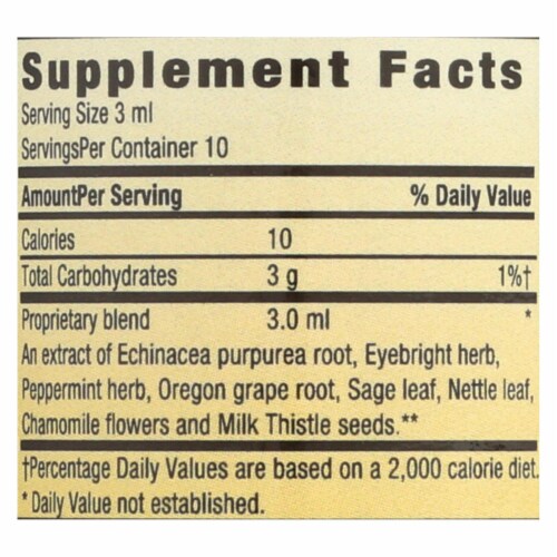 Herbs For Kids Nettles and Eyebright - 1 fl oz Perspective: back