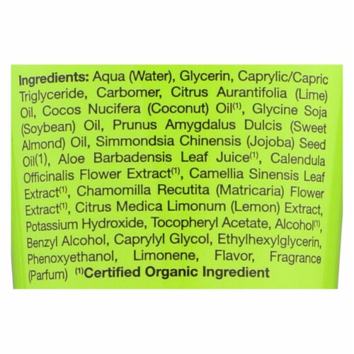 Alba Botanica - Moisturizing Cream Shave For Men and Women Coconut Lime - 8 fl oz Perspective: back