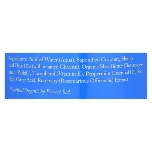 Dr. Woods Shea Vision Pure Castile Soap Peppermint with Organic Shea Butter - 32 fl oz Perspective: back