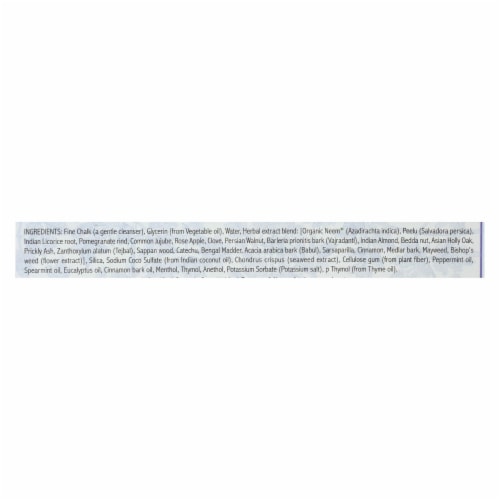 Auromere Toothpaste - Fresh Mint - Case of 1 - 4.16 oz. Perspective: back