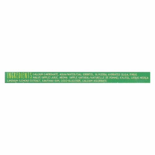 Green BeaverThe Toothpaste - Green Apple Toothpaste - Case of 1 - 2.5 fl oz. Perspective: back