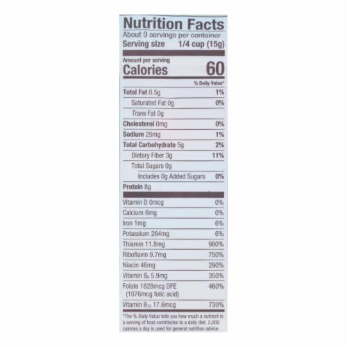 Bob's Red Mill - Nutritional Yeast - Large Flake - Case of 4-5 OZ Perspective: back