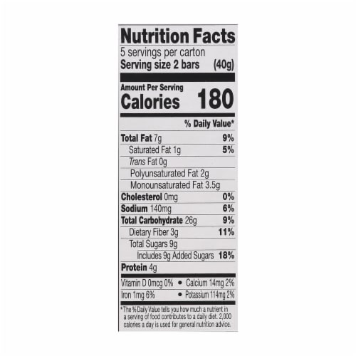 Kind - Simple Crunch Peanut Butter Bars 1.4 OZ - Pack of 40 Perspective: back
