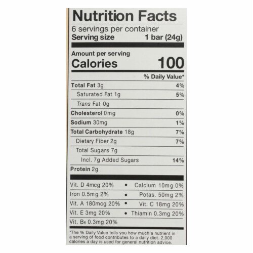 Made Good - Granola Bar Cookies & Cream .85 OZ - Pack of 6 Perspective: back