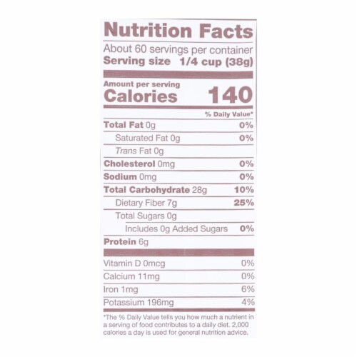 Bob's Red Mill - Organic Whole Wheat Flour - 5 lb - Case of 4 Perspective: back