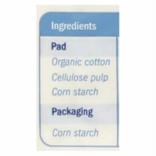 Natracare Natural Night Time Pads - 10 Pack Perspective: back