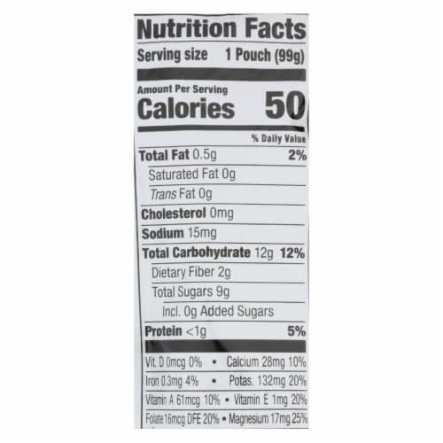Plum Organics Plum Stage2 Blends Baby Food Apple Spinach Avocado - Case of 6 - 3.5 OZ Perspective: back