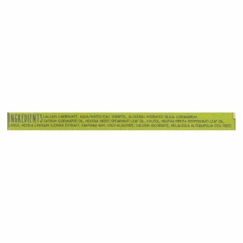 Green BeaverThe Toothpaste - Cilantro Mint Toothpaste - Case of 1 - 2.5 fl oz. Perspective: back