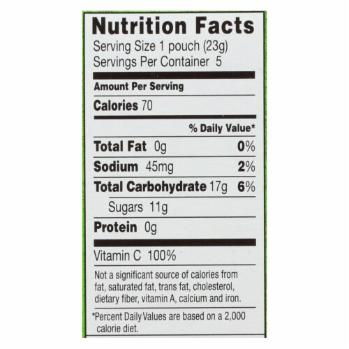 Annie'S Homegrown Fruit Snack Tropical Treat - Case Of 10 - 4 Oz Perspective: back