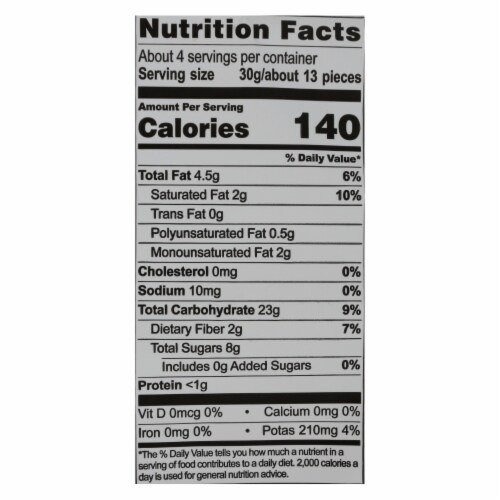 Artisan Tropic Plantain Strips - Naturally Sweet - Case of 12 - 4.5 oz. Perspective: back