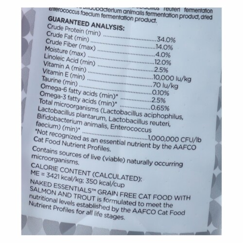 I And Love And You - Cat Kibble Salmon And Trout - Case of 4-3.4 LB Perspective: back