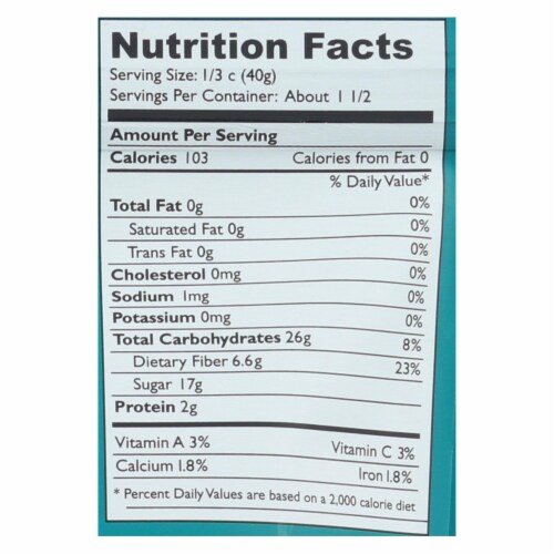 Mavuno Harvest Organic Dried Fruits - Jackfruit - Case of 6 - 2 oz. Perspective: back