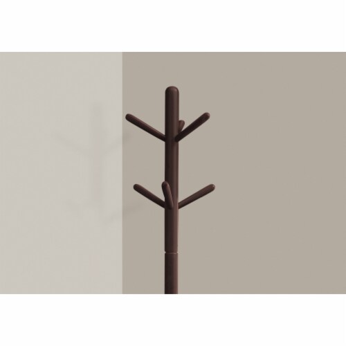 Ergode COAT RACK - 69 H / ESPRESSO WOOD CONTEMPORARY STYLE Perspective: back