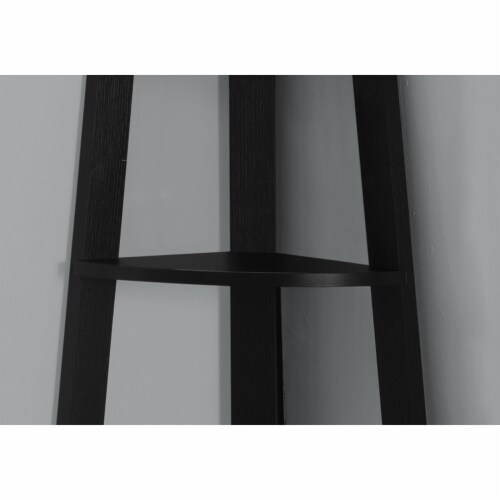 Ergode BOOKCASE - 72 H / BLACK CORNER ACCENT ETAGERE Perspective: back