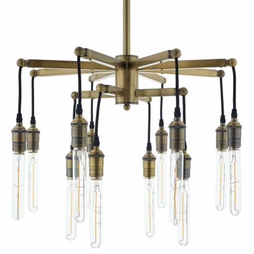 Ergode Resolve Antique Brass Ceiling Light Pendant Chandelier - Perspective: back