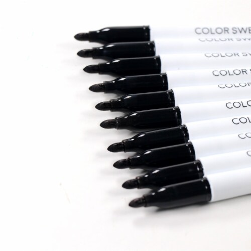 Color Swell Bulk Permanent Markers 60 Count (Black) for Teachers, Offices,  Classrooms, 1 - Kroger