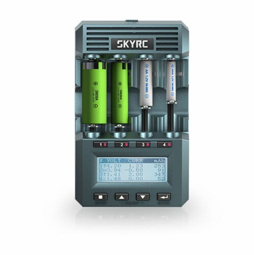 SKYRC MC3000 Universal Battery Hobby Charger and Analyzer for All Battery Types Perspective: back