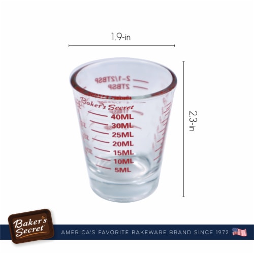 1.5oz Shot Glass Measuring Cup, Incremental Measurements Liquid and Dry  Espress Shot Glass, 1pc - Fred Meyer