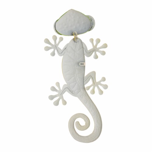 Glitzhome Metal Lemon Gecko Wall Decoration - Multi Perspective: back