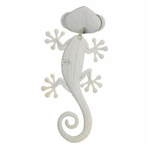 Glitzhome Metal Watermelon Gecko Wall Decor - Multi Perspective: back
