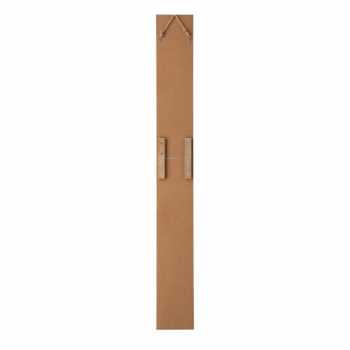 Glitzhome 60 Inch Tall Hanukkah Wooden Porch Sign Perspective: back