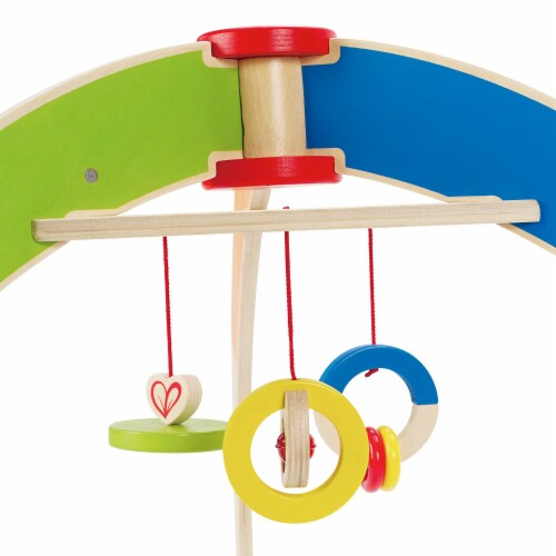Hape Kid s My First Gym Wooden Play Activity Center with Hanging