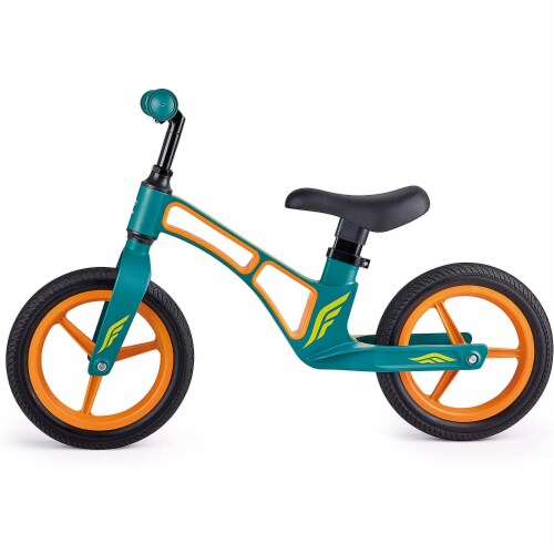 Hape New Explorer Balance Bike with Magnesium Frame, Ages 3 to 5, Parrot Blue Perspective: back