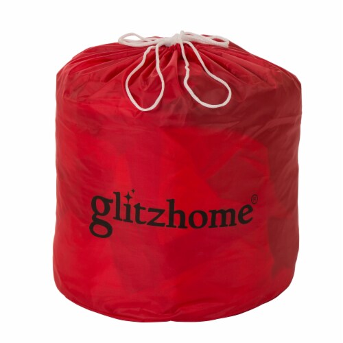 Glitzhome Lighted Inflatable Snowman Family Christmas Decor Perspective: back