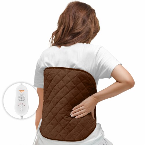 Nalax Lower Back Electric Heating Pad with Adjustable Strap and Auto