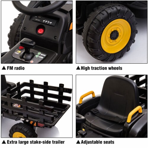 Sit on toy discount tractor and trailer
