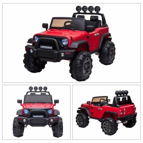 Red ride on jeep outlet