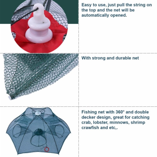 Noa Store Bait Trap for Fishing | Fish Traps, Minnow Traps, Catfish Trap, Pinfish Trap Perspective: back