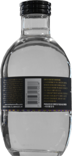 Karlsson's Gold Vodka Perspective: back