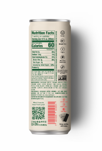 OCA Prickly Pear Lime Plant-Based Energy Drink Perspective: back