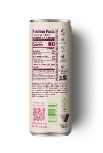 OCA Guava Passion Fruit Plant-Based Energy Drink Perspective: back